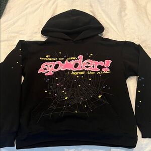 Black Graphic Hoodie